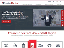 Tablet Screenshot of mastercontrol.com
